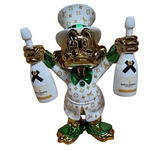 Dagobert Duck Beeld, Lior24, Wit, goud en metallic groen